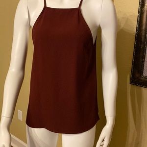 SOLD OUT:American Apparel maroon tank top Size S (fits loose like a M by design)